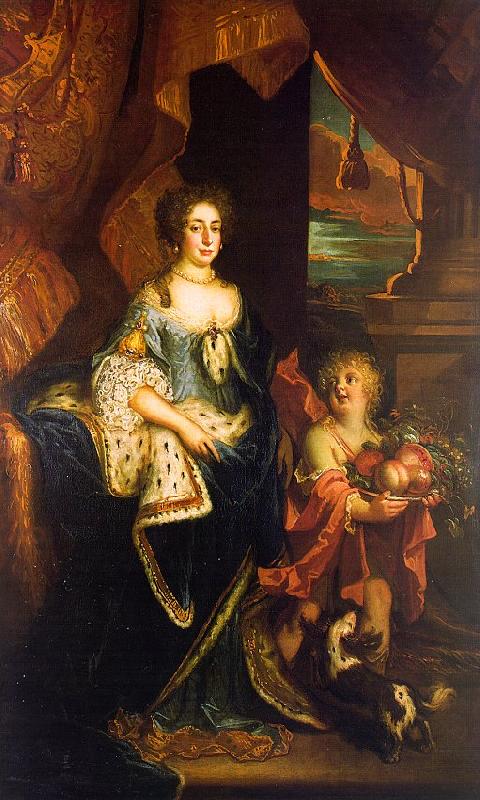 Jacob Huysmans Lady Elizabeth Somerset (Duchess of Powys) France oil painting art